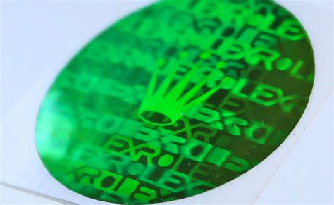 fake rolex hologram sticker|rolex holographic poster.